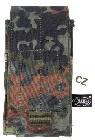 Sumka na zsobnky jednoduch- BW flecktarn - Kliknutm na obrzek zavete